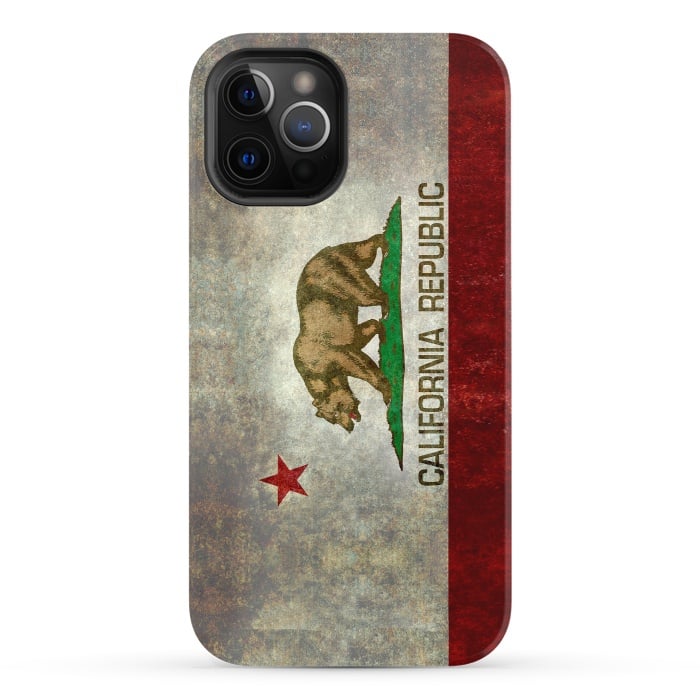 iPhone 12 Pro StrongFit California Republic State by Bruce Stanfield