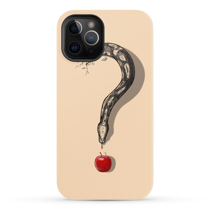 iPhone 12 Pro StrongFit Curious Temptation by Nicebleed
