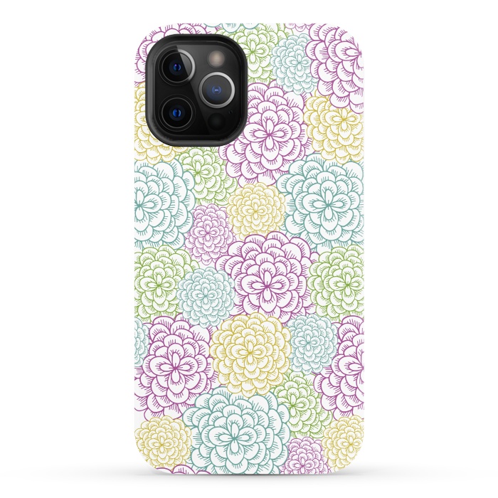 iPhone 12 Pro StrongFit Dahlia by TracyLucy Designs