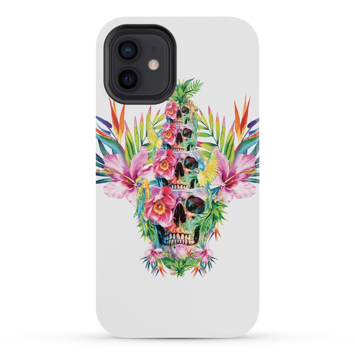 iPhone 12 mini StrongFit The Skull Tower by Riza Peker