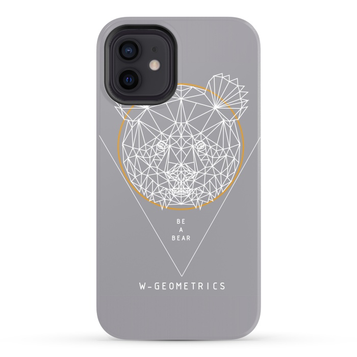 iPhone 12 StrongFit Bear by W-Geometrics