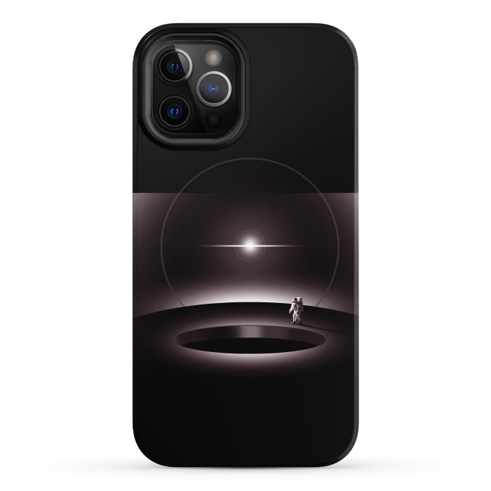 iPhone 12 Pro StrongFit Black Hole by Steven Toang