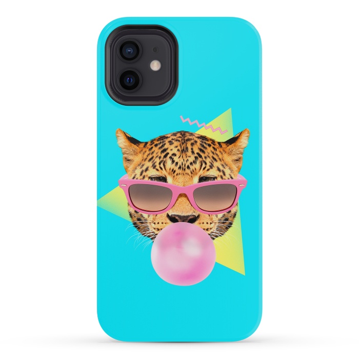 iPhone 12 mini StrongFit Bubble Gum Leo by Róbert Farkas