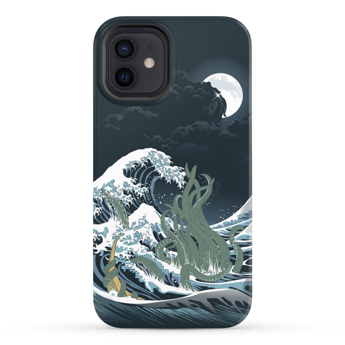 iPhone 12 StrongFit The Wave off R'lyeh  by Samiel Art