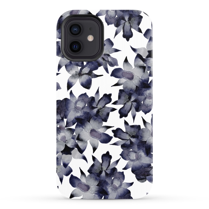 iPhone 12 StrongFit Night Orchid by Amaya Brydon