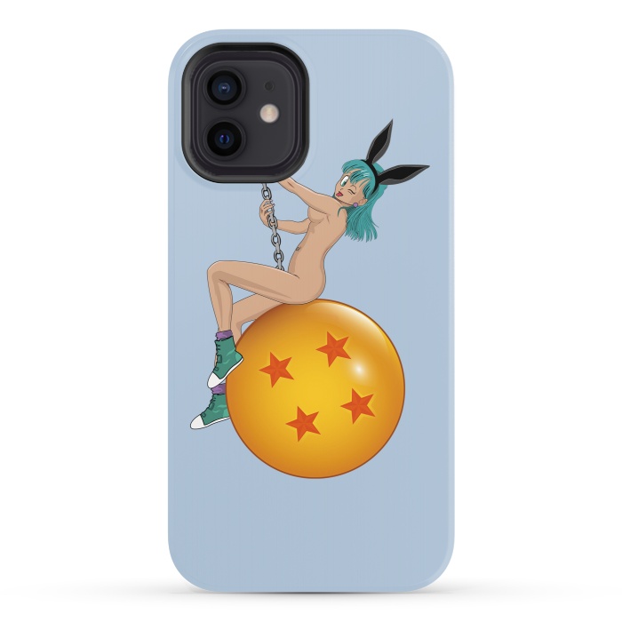 iPhone 12 StrongFit Bunny Ball ( Nude) by Samiel Art