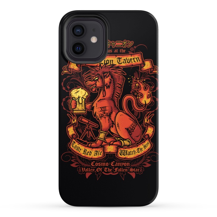 iPhone 12 StrongFit Red Lion Tavern by Q-Artwork
