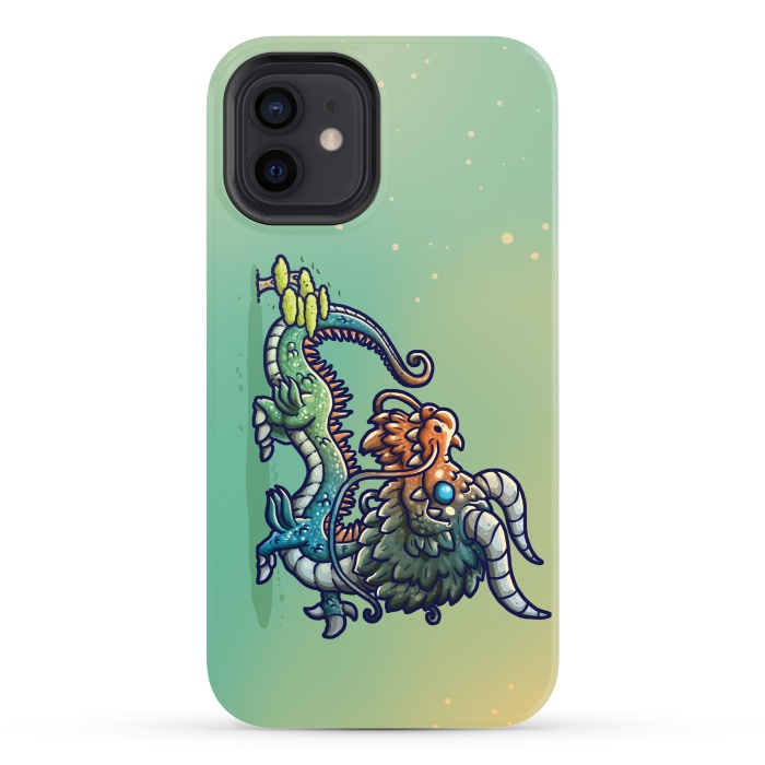 iPhone 12 StrongFit Cute Chinese Dragon by Q-Artwork