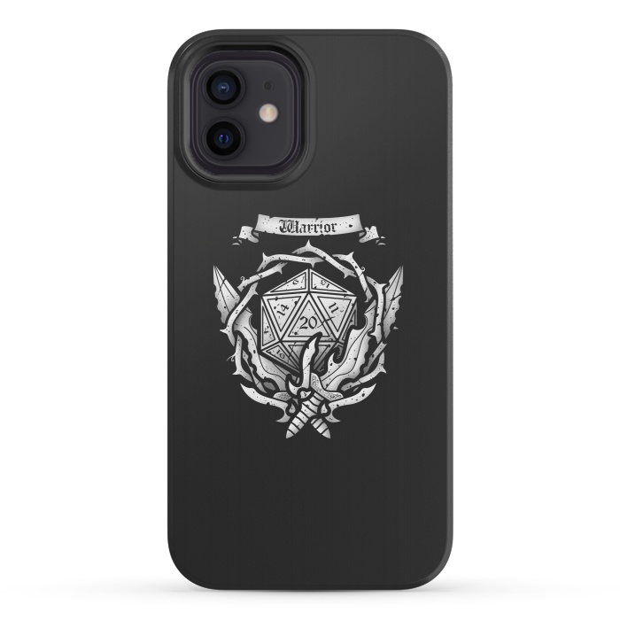 iPhone 12 mini StrongFit Warrior Crest by Q-Artwork