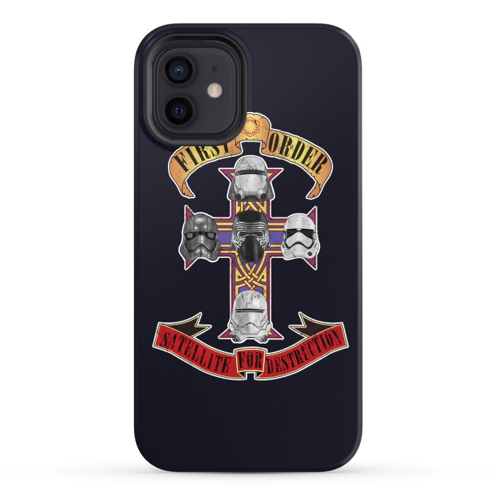 iPhone 12 StrongFit SATELLITE FOR DESTRUCTION by SKULLPY