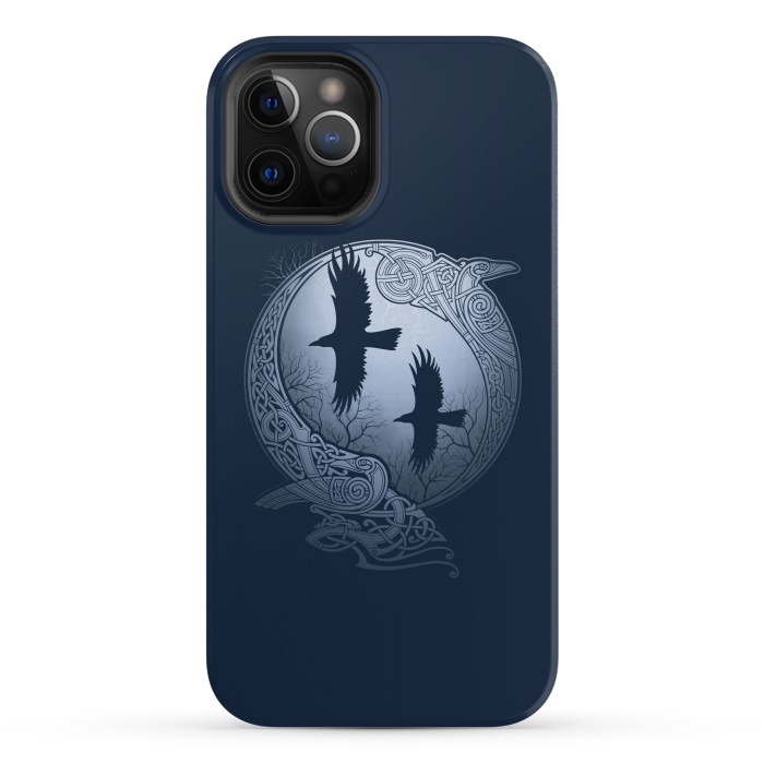 iPhone 12 Pro StrongFit ODIN'S RAVENS by RAIDHO