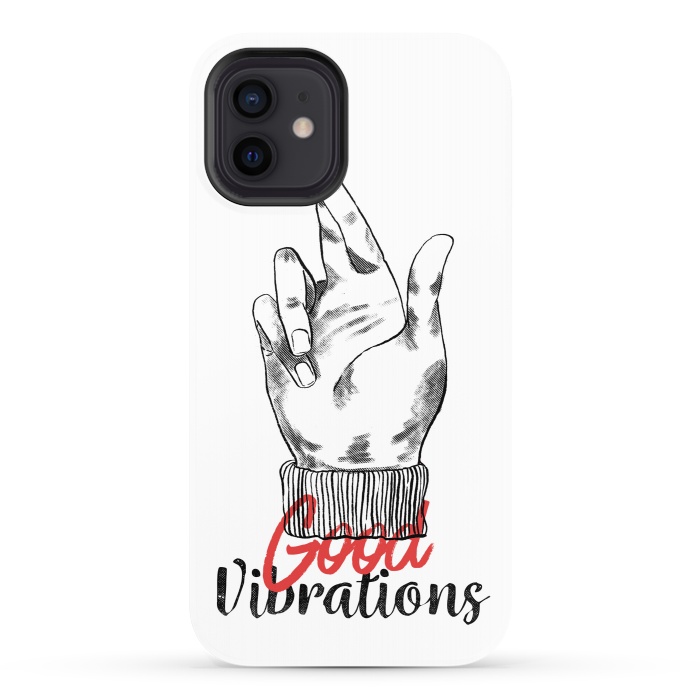 iPhone 12 StrongFit Good Vibrations by Ilustrata