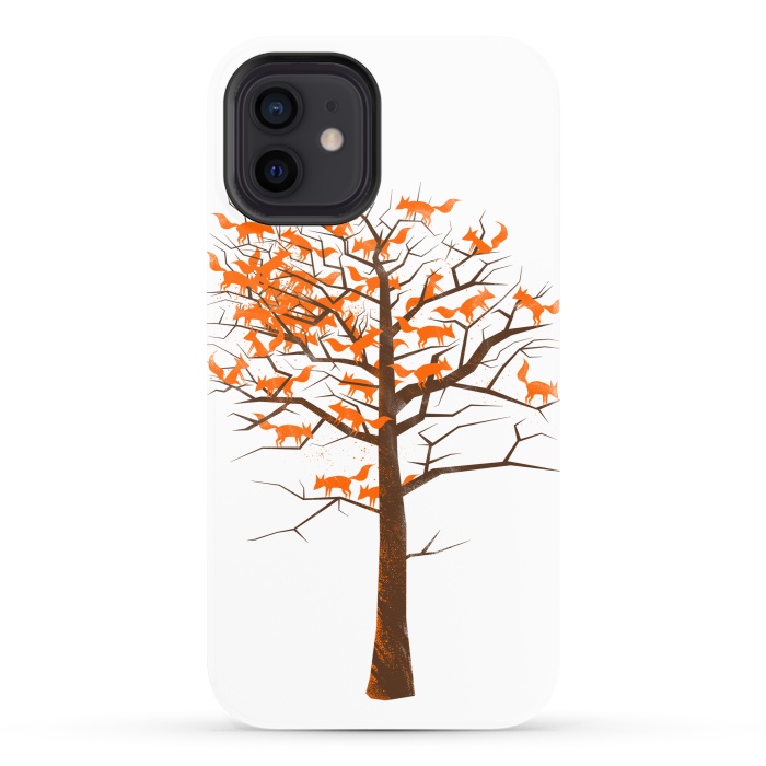 iPhone 12 StrongFit Blazing Fox Tree by 38 Sunsets