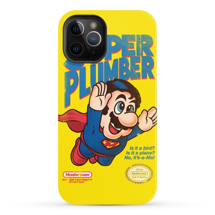 iPhone 12 Pro StrongFit Super Plumber by Vó Maria