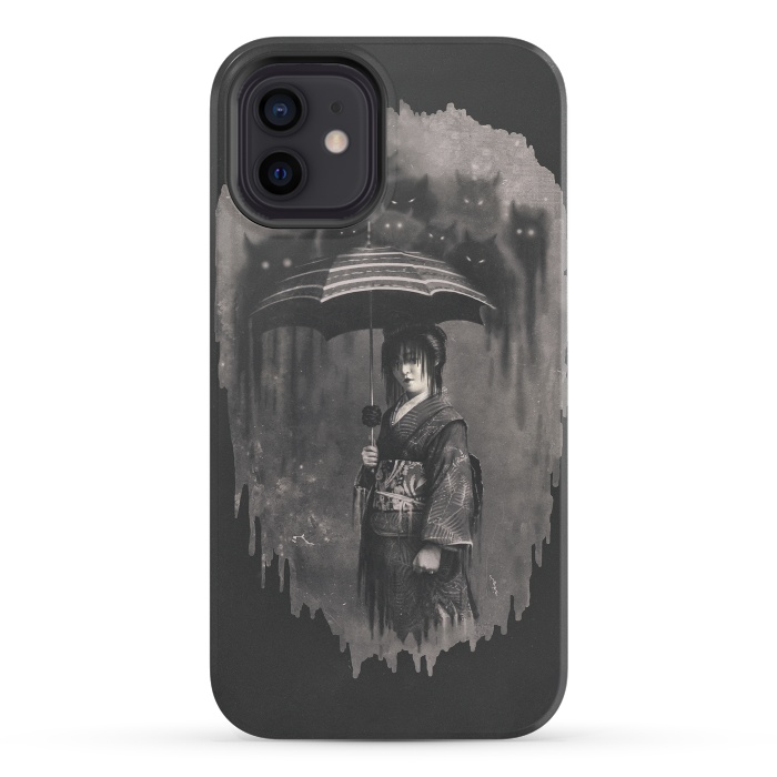 iPhone 12 StrongFit Lady Rain by 38 Sunsets