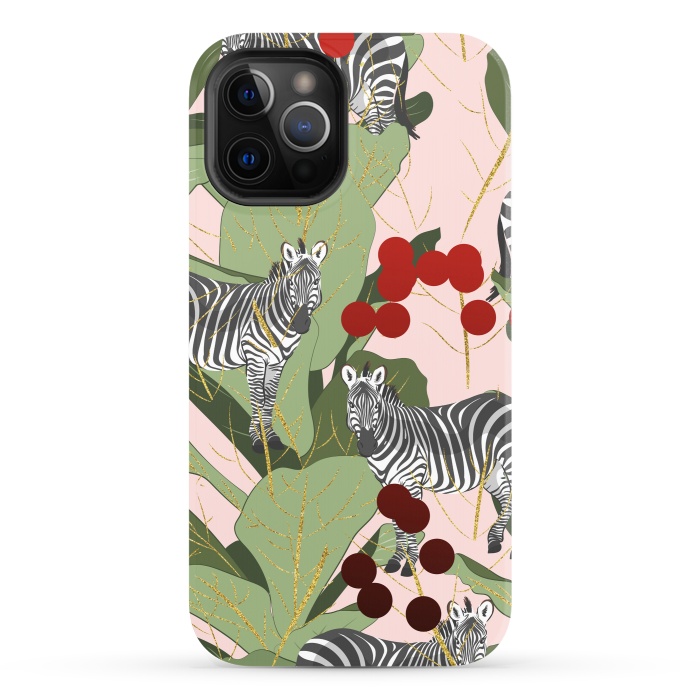 iPhone 12 Pro StrongFit Zebra Harem by Uma Prabhakar Gokhale