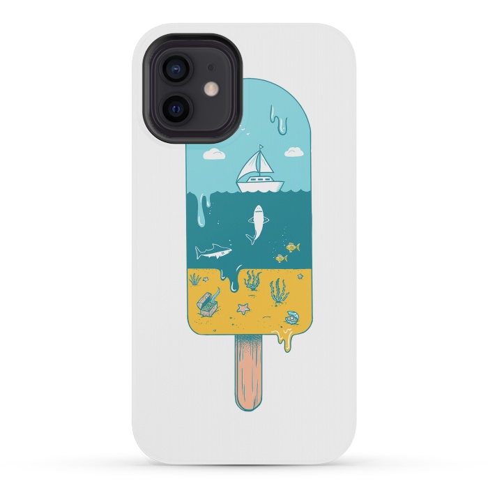 iPhone 12 mini StrongFit Melted Landscape by Coffee Man