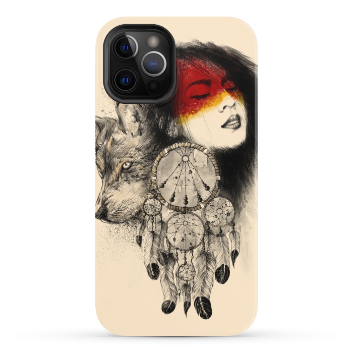iPhone 12 Pro StrongFit Dream Catcher by Alwin Aves