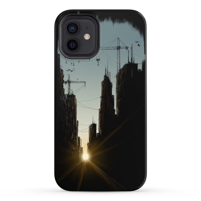 iPhone 12 StrongFit Concrete Jungle by Alwin Aves