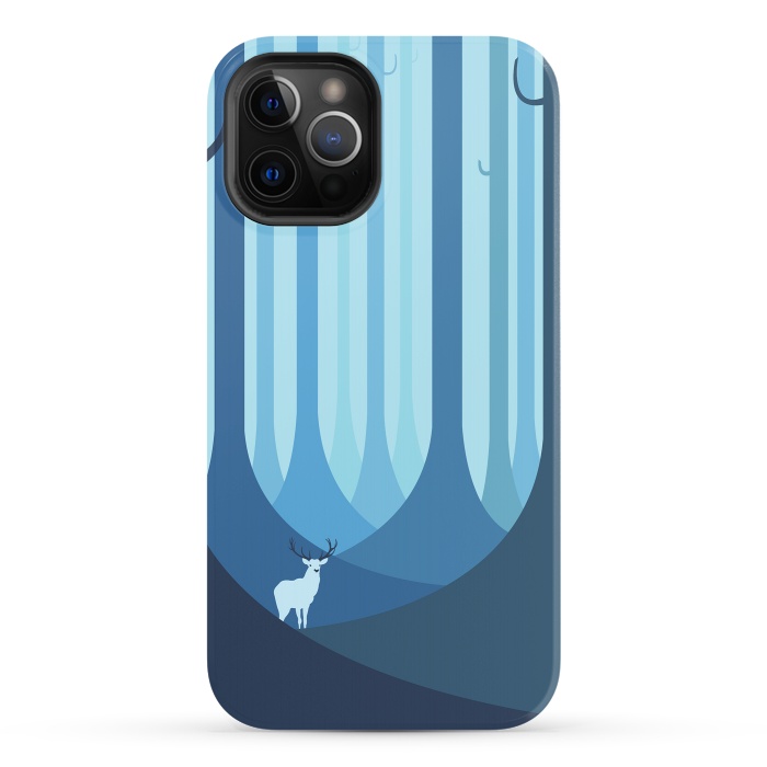 iPhone 12 Pro StrongFit Blue forest by Roland Banrévi