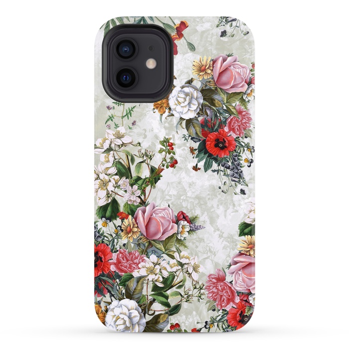 iPhone 12 StrongFit Floral Pattern II by Riza Peker