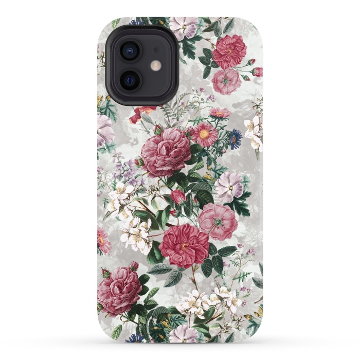 iPhone 12 StrongFit Floral Pattern III by Riza Peker