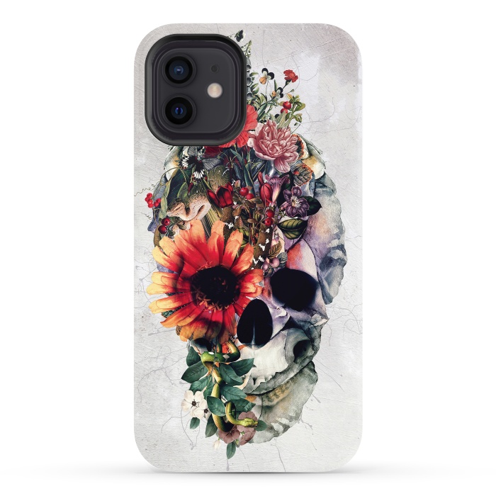 iPhone 12 StrongFit Two Face Skull by Riza Peker