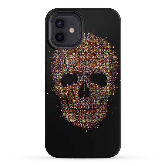 iPhone 12 mini StrongFit Acid Skull by Sitchko