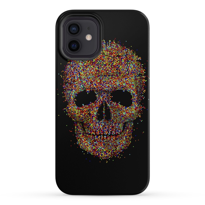 iPhone 12 StrongFit Acid Skull by Sitchko