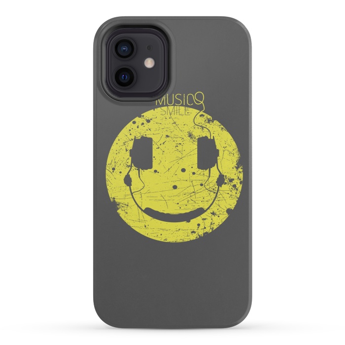 iPhone 12 mini StrongFit Music Smile V2 by Sitchko