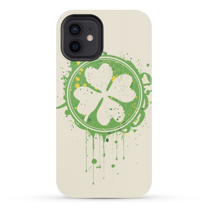 iPhone 12 mini StrongFit Patrick's clover by Sitchko