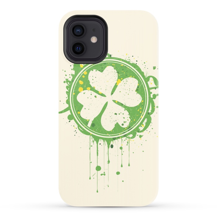 iPhone 12 StrongFit Patrick's clover by Sitchko