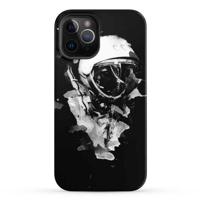 iPhone 12 Pro StrongFit Space Dog by Sitchko