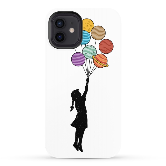 iPhone 12 StrongFit Planets Balloons by Coffee Man