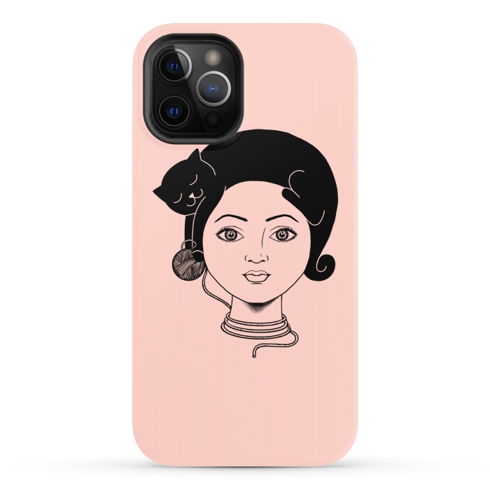 iPhone 12 Pro StrongFit Cat Lady by Coffee Man