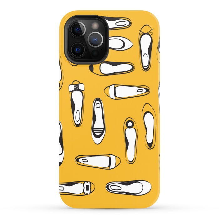 iPhone 12 Pro StrongFit Yellow Ballerinas by Martina