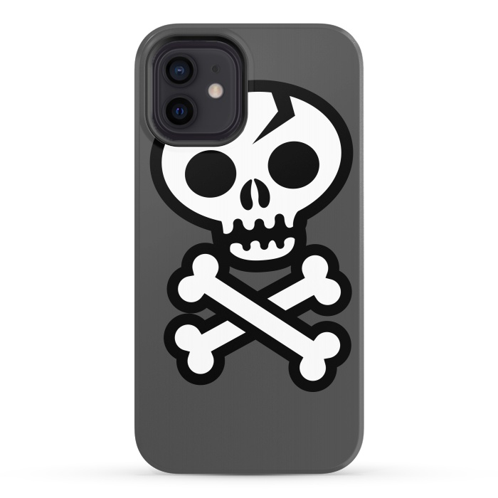 iPhone 12 StrongFit Skull & Crossbones by Wotto