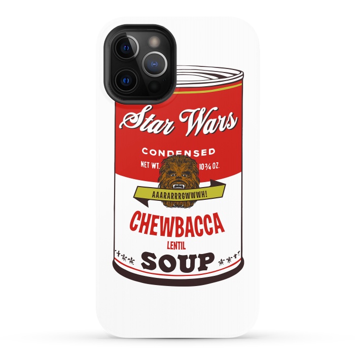 iPhone 12 Pro StrongFit Star Wars Campbells Soup Chewbacca by Alisterny