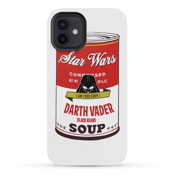 iPhone 12 mini StrongFit Star Wars Campbells Soup Vader by Alisterny