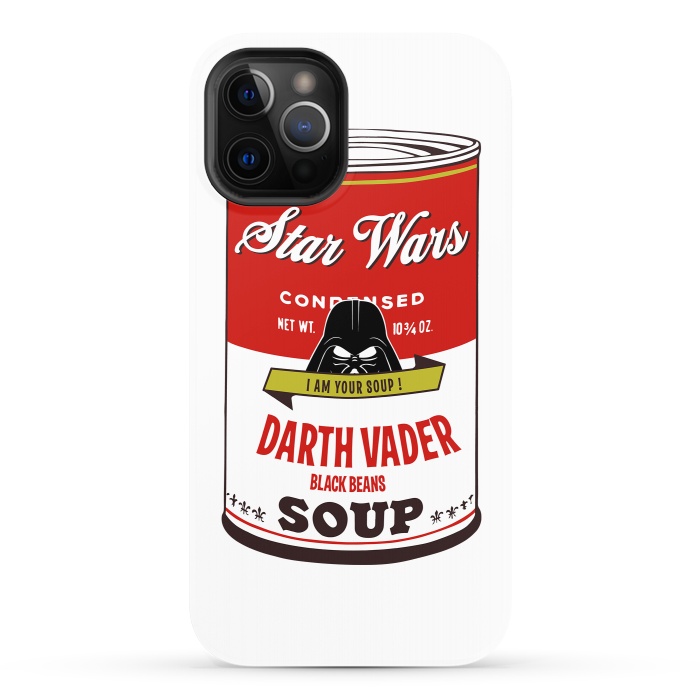 iPhone 12 Pro StrongFit Star Wars Campbells Soup Vader by Alisterny