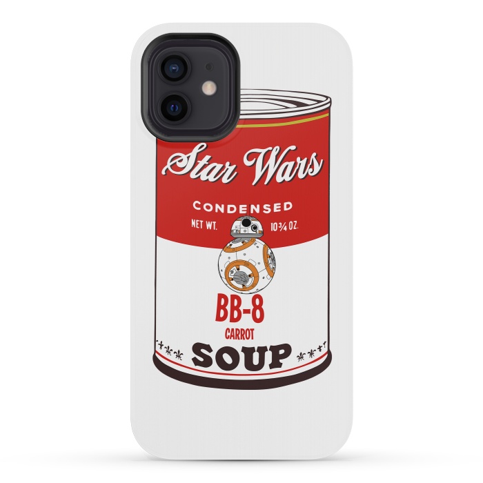 iPhone 12 mini StrongFit Star Wars Campbells Soup BB-8 by Alisterny
