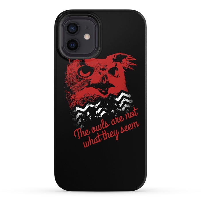 iPhone 12 StrongFit Twin Peaks The Owls Are Not What They Seem by Alisterny