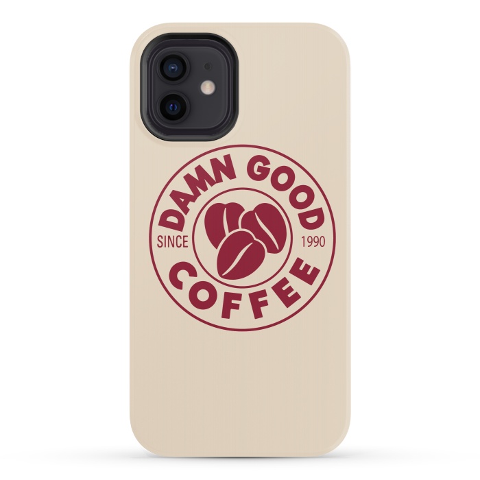 iPhone 12 StrongFit Twin Peaks Damn Good Coffee Costa by Alisterny