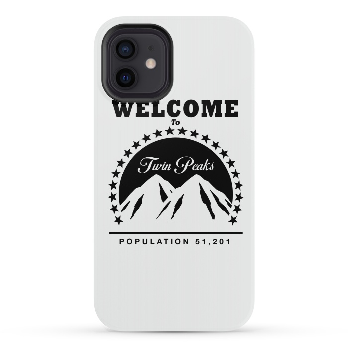 iPhone 12 StrongFit Twin Peaks Paramount Logo by Alisterny