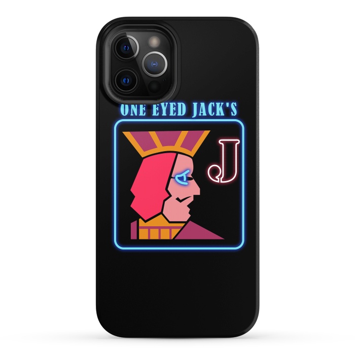 iPhone 12 Pro StrongFit Twin Peaks One Eye Jacks by Alisterny