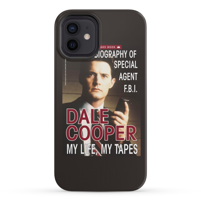 iPhone 12 mini StrongFit Twin Peaks Dale Cooper Book by Alisterny