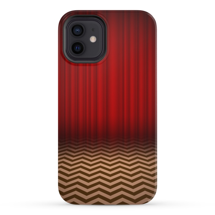 iPhone 12 mini StrongFit Twin Peaks Red Room by Alisterny