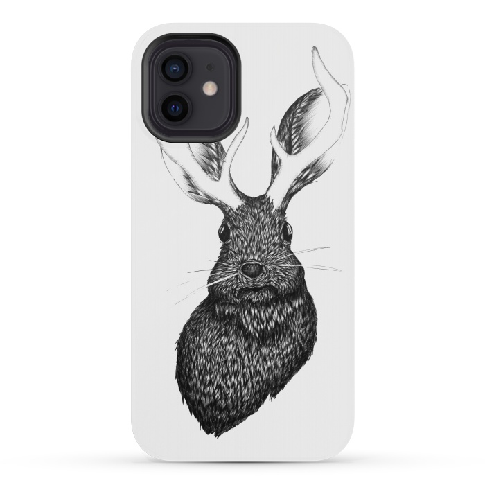 iPhone 12 mini StrongFit The Jackalope by ECMazur 