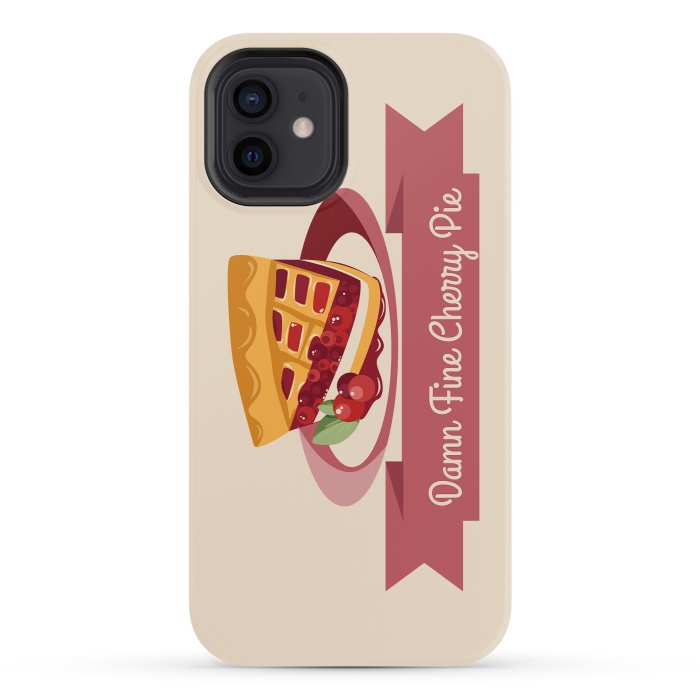 iPhone 12 StrongFit Twin Peaks Cherry Pie by Alisterny