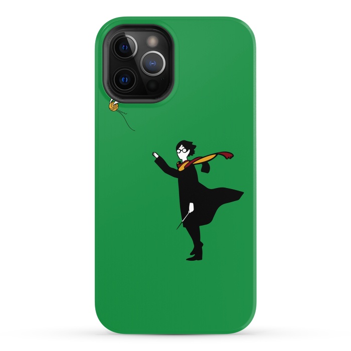 iPhone 12 Pro StrongFit Harry Potter Banksy Balloon by Alisterny